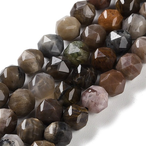 PandaHall Natural Petrified Wood Beads Strands, Faceted, Double Hearted & Star Cut Beads, 7~8.5x7.5~8mm, Hole: 0.8~1mm, about...
PandaHall Natural Petrified Wood Beads Strands, Faceted, Double Hearted & Star Cut Beads, 7~8.5x7.5~8mm, Hole: 0.8~1mm, about...