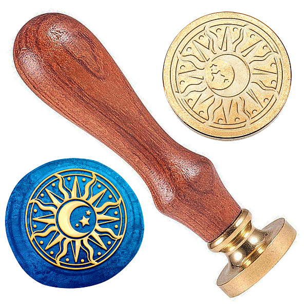 PandaHall Wax Seal Stamp Set, Golden Tone Sealing Wax Stamp Solid Brass Head, with Retro Wood Handle, for Envelopes Invitations, Gift Card...
PandaHall Wax Seal Stamp Set, Golden Tone Sealing Wax Stamp Solid Brass Head, with Retro Wood Handle, for Envelopes Invitations, Gift Card...