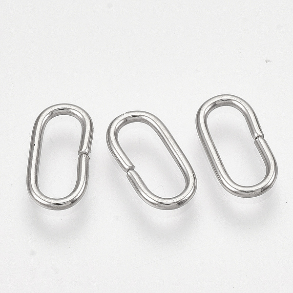 PandaHall 304 Stainless Steel Linking Rings, Oval, Stainless Steel Color, 10x5x1mm, Hole: 8x3mm 304 Stainless Steel Oval
PandaHall 304 Stainless Steel Linking Rings, Oval, Stainless Steel Color, 10x5x1mm, Hole: 8x3mm 304 Stainless Steel Oval