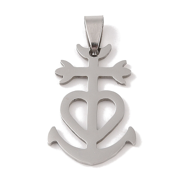 PandaHall 201 Stainless Steel Pendants, Camargue Cross Charm, Stainless Steel Color, 30x20x1.5mm, Hole: 4x7mm 201 Stainless Steel Cross
PandaHall 201 Stainless Steel Pendants, Camargue Cross Charm, Stainless Steel Color, 30x20x1.5mm, Hole: 4x7mm 201 Stainless Steel Cross