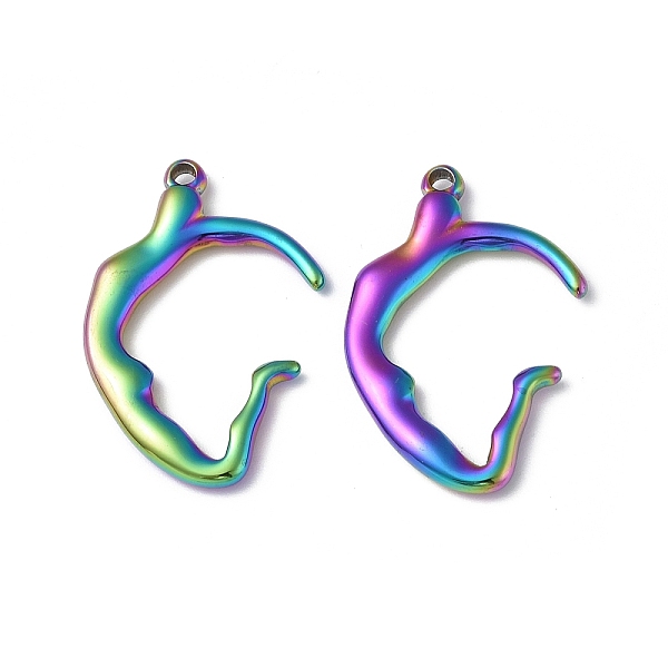 PandaHall Ion Plating(IP) 304 Stainless Steel Pendants, Rainbow Color, 31x21x3mm, Hole: 1.6mm 304 Stainless Steel Others
PandaHall Ion Plating(IP) 304 Stainless Steel Pendants, Rainbow Color, 31x21x3mm, Hole: 1.6mm 304 Stainless Steel Others
