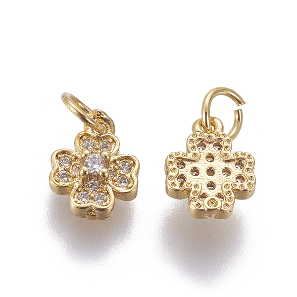 PandaHall Brass Micro Pave Cubic Zirconia Charms, Flower, Clear, Golden, 10x8x3.5mm, Hole: 3.5mm Brass+Cubic Zirconia Flower Clear
PandaHall Brass Micro Pave Cubic Zirconia Charms, Flower, Clear, Golden, 10x8x3.5mm, Hole: 3.5mm Brass+Cubic Zirconia Flower Clear