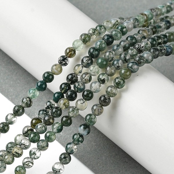 PandaHall Natural Moss Agate Beads Strands, Round, 3mm, Hole: 0.5mm, about 127pcs/strand, 15.75''(40cm) Moss Agate Round
PandaHall Natural Moss Agate Beads Strands, Round, 3mm, Hole: 0.5mm, about 127pcs/strand, 15.75''(40cm) Moss Agate Round