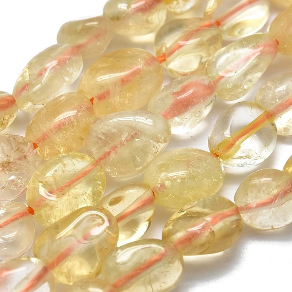 PandaHall Natural Citrine Bedas, Tumbled Stone, Nuggets, Dyed & Heated, 8~9x5~6x4mm, Hole: 0.8mm, about 52pcs/Strand, 15.75 inch(40cm)...
PandaHall Natural Citrine Bedas, Tumbled Stone, Nuggets, Dyed & Heated, 8~9x5~6x4mm, Hole: 0.8mm, about 52pcs/Strand, 15.75 inch(40cm)...