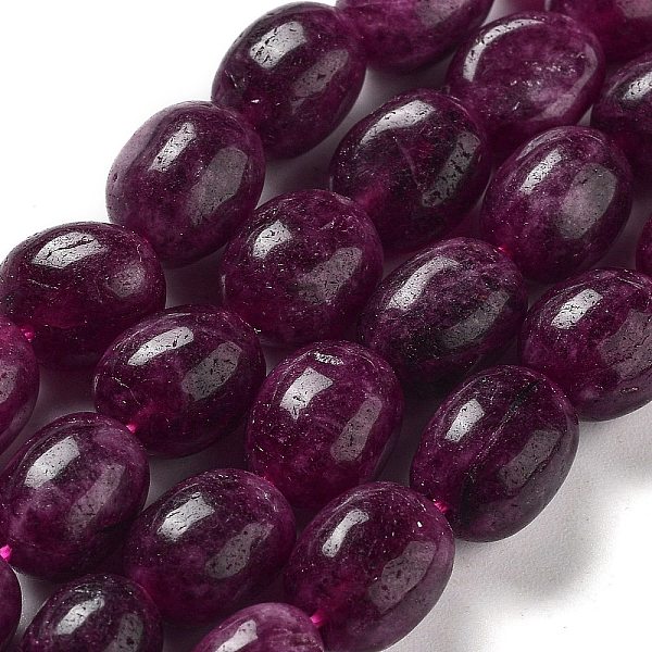 PandaHall Natural Malaysia Jade Beads Strands, Oval, Dyed, Purple, 11~13x9~10x8.5~10mm, Hole: 1mm, about 16pcs/strand, 7.28~7.48 inch...
PandaHall Natural Malaysia Jade Beads Strands, Oval, Dyed, Purple, 11~13x9~10x8.5~10mm, Hole: 1mm, about 16pcs/strand, 7.28~7.48 inch...