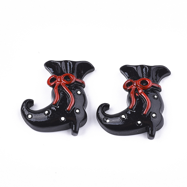 PandaHall Resin Cabochons, Halloween Boots, Black, 25x21.5x7mm Resin Shoes Black
PandaHall Resin Cabochons, Halloween Boots, Black, 25x21.5x7mm Resin Shoes Black