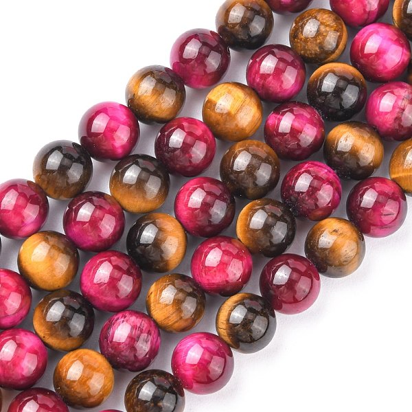 PandaHall Natural Rose Tiger Eye and Yellow Tiger Eye Beads Strands, Round, Mixed Color, 8mm, Hole: 1mm Tiger Eye Round Multicolor
PandaHall Natural Rose Tiger Eye and Yellow Tiger Eye Beads Strands, Round, Mixed Color, 8mm, Hole: 1mm Tiger Eye Round Multicolor
