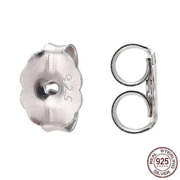 PandaHall Rhodium Plated Sterling Silver Ear Nuts, Platinum, 5x6x3mm, Hole: 0.7mm Sterling Silver
PandaHall Rhodium Plated Sterling Silver Ear Nuts, Platinum, 5x6x3mm, Hole: 0.7mm Sterling Silver