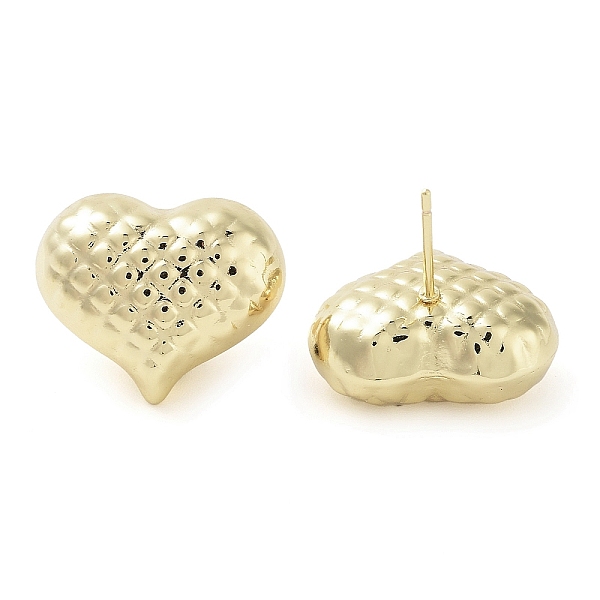 PandaHall Brass Studs Earrings, Long-Lasting Plated, Lead Free & Cadmium Free, Heart, Real 18K Gold Plated, 17x20mm Brass Heart
PandaHall Brass Studs Earrings, Long-Lasting Plated, Lead Free & Cadmium Free, Heart, Real 18K Gold Plated, 17x20mm Brass Heart