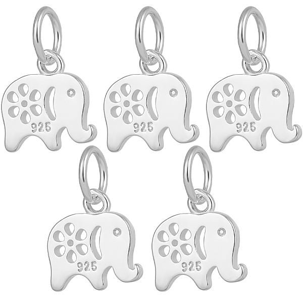 PandaHall Beebeecraft 1 Box 5Pcs Elephant Pendant Charms Sterling Silver Lucky Elephant Charm with Loop for DIY Necklace Jewelry Making...
PandaHall Beebeecraft 1 Box 5Pcs Elephant Pendant Charms Sterling Silver Lucky Elephant Charm with Loop for DIY Necklace Jewelry Making...