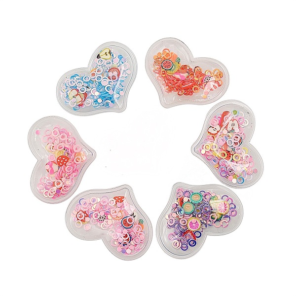 PandaHall 60Pcs 6 Colors Quicksand Sequin Plastic Cabochons, for Hair Ornament & Costume Accessory, Heart, Mixed Color, 38x30mm, 10pcs/color..., Multicolor
PandaHall 60Pcs 6 Colors Quicksand Sequin Plastic Cabochons, for Hair Ornament & Costume Accessory, Heart, Mixed Color, 38x30mm, 10pcs/color..., Multicolor