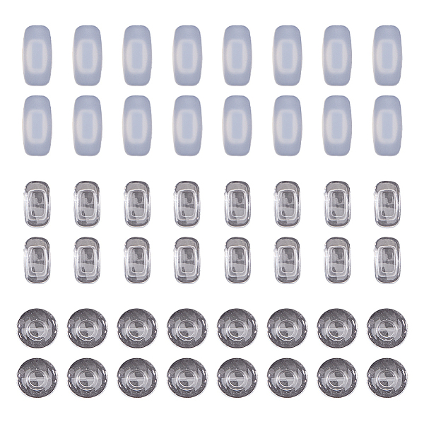 PandaHall GORGECRAFT 24 Pairs 3 Styles Silicone Eyeglass Nose Pads Push In Nose Pad Upgraded Soft Silicone Air Chamber Eyeglass Nose Pads..., Clear
PandaHall GORGECRAFT 24 Pairs 3 Styles Silicone Eyeglass Nose Pads Push In Nose Pad Upgraded Soft Silicone Air Chamber Eyeglass Nose Pads..., Clear