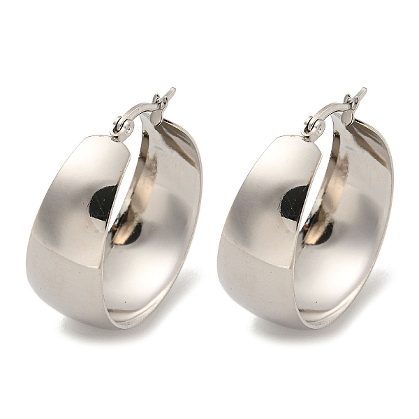 PandaHall 202 Stainless Steel Hoop Earring, with 304 Stainless Steel Pins for Women, Stainless Steel Color, 32x13.5mm 202 Stainless Steel
PandaHall 202 Stainless Steel Hoop Earring, with 304 Stainless Steel Pins for Women, Stainless Steel Color, 32x13.5mm 202 Stainless Steel