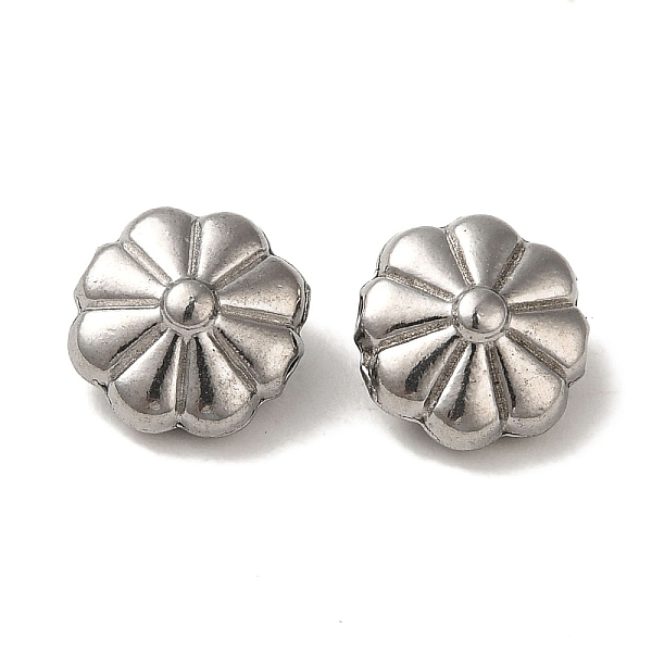 PandaHall 304 Stainless Steel Beads, Flower, Stainless Steel Color, 9x5mm, Hole: 1mm 304 Stainless Steel Flower
PandaHall 304 Stainless Steel Beads, Flower, Stainless Steel Color, 9x5mm, Hole: 1mm 304 Stainless Steel Flower