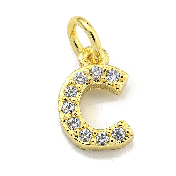 PandaHall Letter Brass Micro Pave Clear Cubic Zirconia Pendants, Jump Ring, Real 18K Gold Plated, Letter C, 8.5x5.8x1.8mm, Jump Ring...
PandaHall Letter Brass Micro Pave Clear Cubic Zirconia Pendants, Jump Ring, Real 18K Gold Plated, Letter C, 8.5x5.8x1.8mm, Jump Ring...