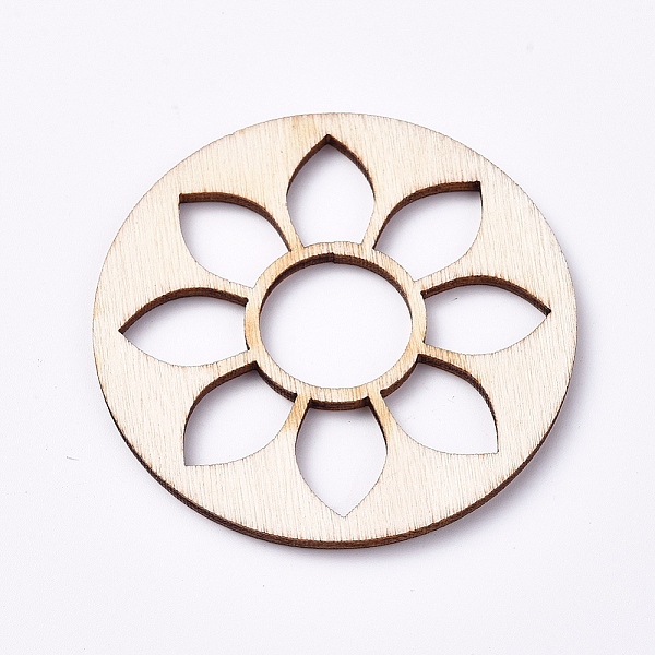 PandaHall Wood Cabochons, Laser Cut Wood Shapes, Flat Round with Lotus, Blanched Almond, 48.8x1.59mm Wood Flower Orange
PandaHall Wood Cabochons, Laser Cut Wood Shapes, Flat Round with Lotus, Blanched Almond, 48.8x1.59mm Wood Flower Orange