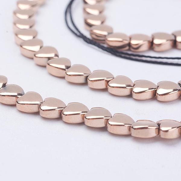 PandaHall Electroplate Non-Magnetic Synthetic Hematite Beads Strands, Heart, Rose Gold Plated, 4x4x2mm, Hole: 0.8mm, about 112pcs/strand...
PandaHall Electroplate Non-Magnetic Synthetic Hematite Beads Strands, Heart, Rose Gold Plated, 4x4x2mm, Hole: 0.8mm, about 112pcs/strand...