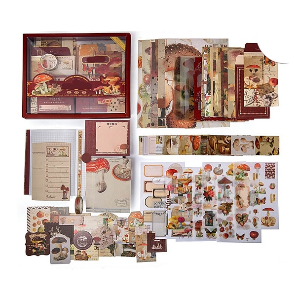 PandaHall Scrapbook Paper Kit, for DIY Album Scrapbook, Background Paper, Diary Decoration, Coconut Brown, 230x185mm, about 155pcs/set Paper
PandaHall Scrapbook Paper Kit, for DIY Album Scrapbook, Background Paper, Diary Decoration, Coconut Brown, 230x185mm, about 155pcs/set Paper
