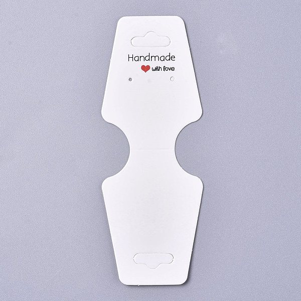 PandaHall Cardboard Fold Over Paper Display Hanging Cards, Used For Necklace, Earrings and Pendants Accessory Display, White, 120x45x0.4mm...
PandaHall Cardboard Fold Over Paper Display Hanging Cards, Used For Necklace, Earrings and Pendants Accessory Display, White, 120x45x0.4mm...