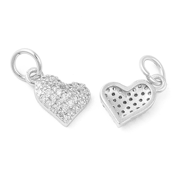 PandaHall Rack Plating Brass Micro Pave Clear Cubic Zirconia Charms, with Jump Ring, Long-Lasting Plated, Lead Free & Cadmium Free, Heart...
PandaHall Rack Plating Brass Micro Pave Clear Cubic Zirconia Charms, with Jump Ring, Long-Lasting Plated, Lead Free & Cadmium Free, Heart...