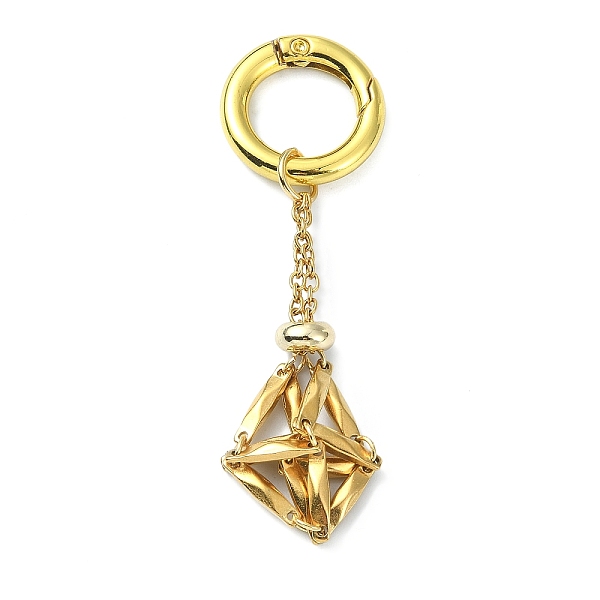 PandaHall 304 Stainless Steel Pouch Keychains, with Alloy Spring Ring Clasps, Golden, 64mm Stainless Steel
PandaHall 304 Stainless Steel Pouch Keychains, with Alloy Spring Ring Clasps, Golden, 64mm Stainless Steel