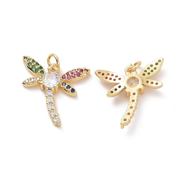 PandaHall Brass Micro Pave Colorful Cubic Zirconia Pendants, with Jump Ring, Dragonfly Charms, Golden, 18.5x19x4mm, Hole: 3.5mm Brass+Cubic...
PandaHall Brass Micro Pave Colorful Cubic Zirconia Pendants, with Jump Ring, Dragonfly Charms, Golden, 18.5x19x4mm, Hole: 3.5mm Brass+Cubic...