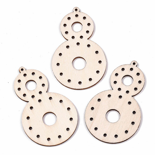 PandaHall Undyed Natural Wooden Big Pendants, Laser Cut Shapes, Gourd, Antique White, 65x39.5x2mm, Hole: 1.8mm Wood Others
PandaHall Undyed Natural Wooden Big Pendants, Laser Cut Shapes, Gourd, Antique White, 65x39.5x2mm, Hole: 1.8mm Wood Others