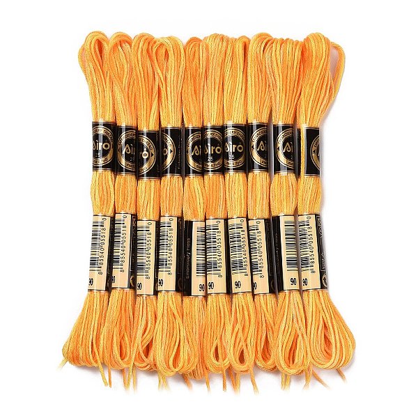 PandaHall 10 Skeins 6-Ply Polyester Embroidery Floss, Cross Stitch Threads, Segment Dyed, Gold, 0.5mm, about 8.75 Yards(8m)/skein Polyester...
PandaHall 10 Skeins 6-Ply Polyester Embroidery Floss, Cross Stitch Threads, Segment Dyed, Gold, 0.5mm, about 8.75 Yards(8m)/skein Polyester...