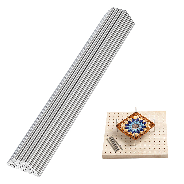 PandaHall BENECREAT 30Pcs Stainless Steel Rods, 5.9 Inch Stainless Steel Round Rod Pins Metal Solid Shaft Rods for Crochet Blocking Board...
PandaHall BENECREAT 30Pcs Stainless Steel Rods, 5.9 Inch Stainless Steel Round Rod Pins Metal Solid Shaft Rods for Crochet Blocking Board...