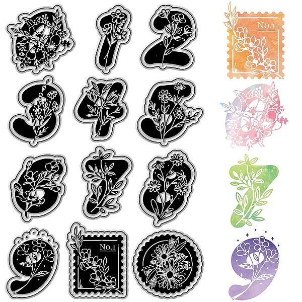 PandaHall CRASPIRE 0-9 Numbers Clear Rubber Stamps Postmark Flowers Vintage Reusable Transparent Silicone Stamp Seals for Journaling Card...
PandaHall CRASPIRE 0-9 Numbers Clear Rubber Stamps Postmark Flowers Vintage Reusable Transparent Silicone Stamp Seals for Journaling Card...