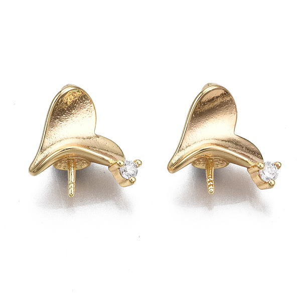 PandaHall Brass Micro Pave Clear Cubic Zirconia Peg Bails Charms, for Half Drilled Bead, Nickel Free, Real 18K Gold Plated, 14.5x13.5x6.5mm...
PandaHall Brass Micro Pave Clear Cubic Zirconia Peg Bails Charms, for Half Drilled Bead, Nickel Free, Real 18K Gold Plated, 14.5x13.5x6.5mm...