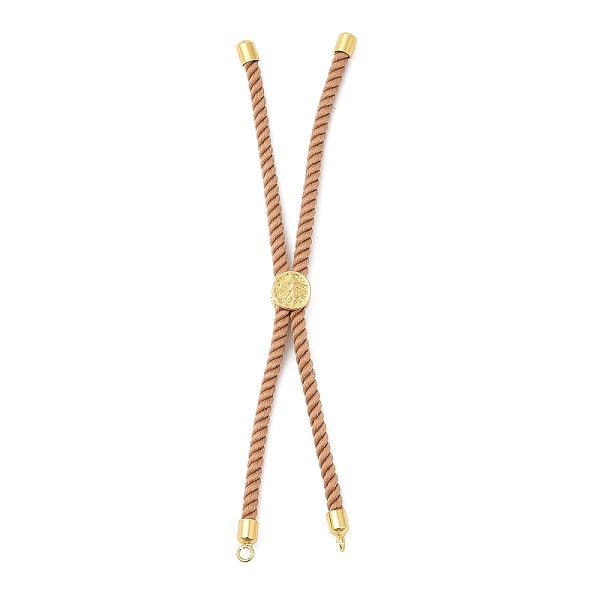 PandaHall Twisted Nylon Cord Silder Bracelets, Link Bracelet Making for Connector Charm, with Long-Lasting Plated Golden Brass Cord End &..., Orange
PandaHall Twisted Nylon Cord Silder Bracelets, Link Bracelet Making for Connector Charm, with Long-Lasting Plated Golden Brass Cord End &..., Orange