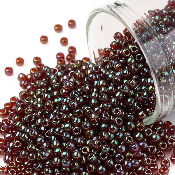PandaHall TOHO Round Seed Beads, Japanese Seed Beads, (330) Gold Luster Rust, 11/0, 2.2mm, Hole: 0.8mm, about 1110pcs/10g Glass Purple
PandaHall TOHO Round Seed Beads, Japanese Seed Beads, (330) Gold Luster Rust, 11/0, 2.2mm, Hole: 0.8mm, about 1110pcs/10g Glass Purple