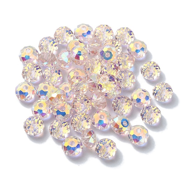 PandaHall AB Color Plated Glass Beads, Faceted Rondelle, Thistle, 6x4mm, Hole: 1.4mm Glass Rondelle Purple
PandaHall AB Color Plated Glass Beads, Faceted Rondelle, Thistle, 6x4mm, Hole: 1.4mm Glass Rondelle Purple