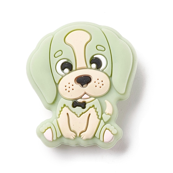 PandaHall Silicone Focal Beads, Baby Chew Teething Beads, Dog, Light Green, 28x25x9mm, Hole: 2mm Silicone Dog Green
PandaHall Silicone Focal Beads, Baby Chew Teething Beads, Dog, Light Green, 28x25x9mm, Hole: 2mm Silicone Dog Green