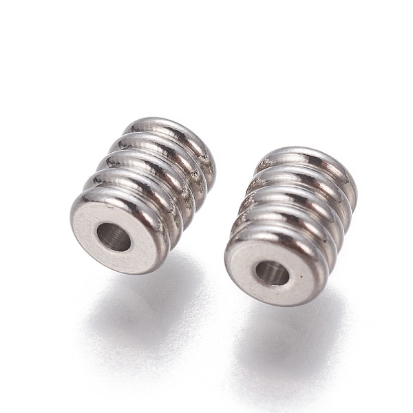 PandaHall 201 Stainless Steel Grooved Beads, Column, Stainless Steel Color, 6x5mm, Hole: 1.5mm 201 Stainless Steel Column
PandaHall 201 Stainless Steel Grooved Beads, Column, Stainless Steel Color, 6x5mm, Hole: 1.5mm 201 Stainless Steel Column