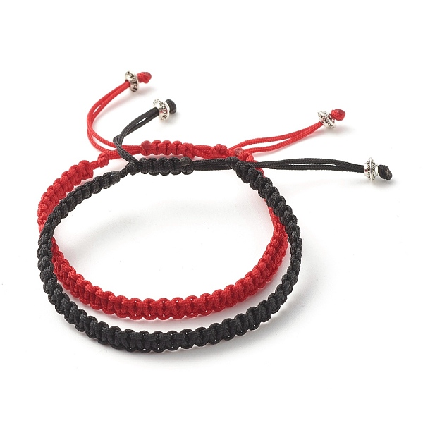 PandaHall 6mm Nylon Cord Braided Bead Bracelets Set, Tibetan Style Alloy Beads Bracelets for Women, Mixed Color, Inner Diameter: 2-1/4 inch..., Multicolor
PandaHall 6mm Nylon Cord Braided Bead Bracelets Set, Tibetan Style Alloy Beads Bracelets for Women, Mixed Color, Inner Diameter: 2-1/4 inch..., Multicolor
