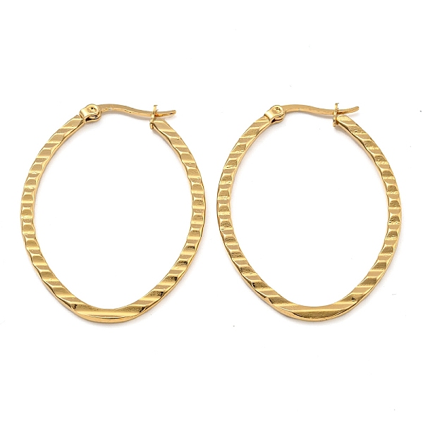 PandaHall 202 Stainless Steel Oval Hoop Earrings, with 304 Stainless Steel Pins for Women, Golden, 31.5x1.8mm 202 Stainless Steel Oval
PandaHall 202 Stainless Steel Oval Hoop Earrings, with 304 Stainless Steel Pins for Women, Golden, 31.5x1.8mm 202 Stainless Steel Oval