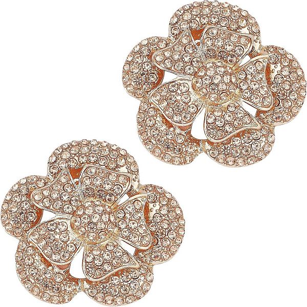 PandaHall FINGERINSPIRE 2PCS Crystal Shoe Clips 44x40mm Luxury Rhinestones Charms Light Gold Exquisite Flower Shoe Buckles Shoes Jewelry..., Clear
PandaHall FINGERINSPIRE 2PCS Crystal Shoe Clips 44x40mm Luxury Rhinestones Charms Light Gold Exquisite Flower Shoe Buckles Shoes Jewelry..., Clear