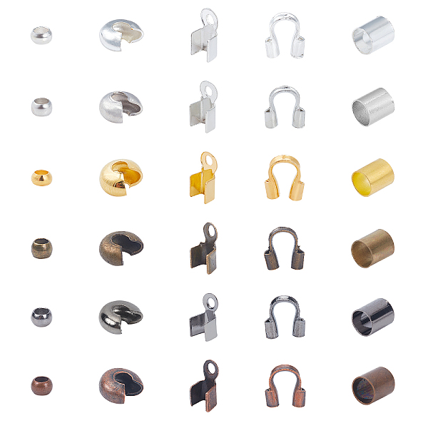 PandaHall 1080Pcs 30 Style Jewelry Making Finding Sets, with Iron Cord Ends & Crimp Beads Covers & Bead Tips, Brass Crimp Beads & Wire...
PandaHall 1080Pcs 30 Style Jewelry Making Finding Sets, with Iron Cord Ends & Crimp Beads Covers & Bead Tips, Brass Crimp Beads & Wire...