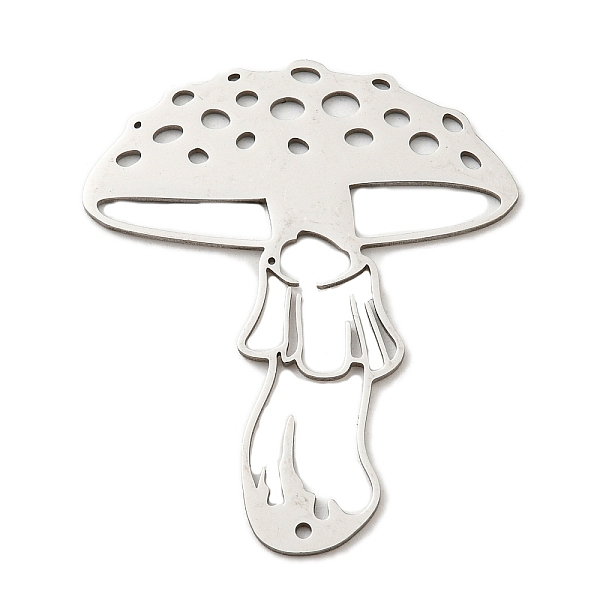 PandaHall 201 Stainless Steel Pendants, Laser Cut, Mushroom Charm, Stainless Steel Color, 40x34x1mm, Hole: 1mm 201 Stainless Steel Mushroom
PandaHall 201 Stainless Steel Pendants, Laser Cut, Mushroom Charm, Stainless Steel Color, 40x34x1mm, Hole: 1mm 201 Stainless Steel Mushroom