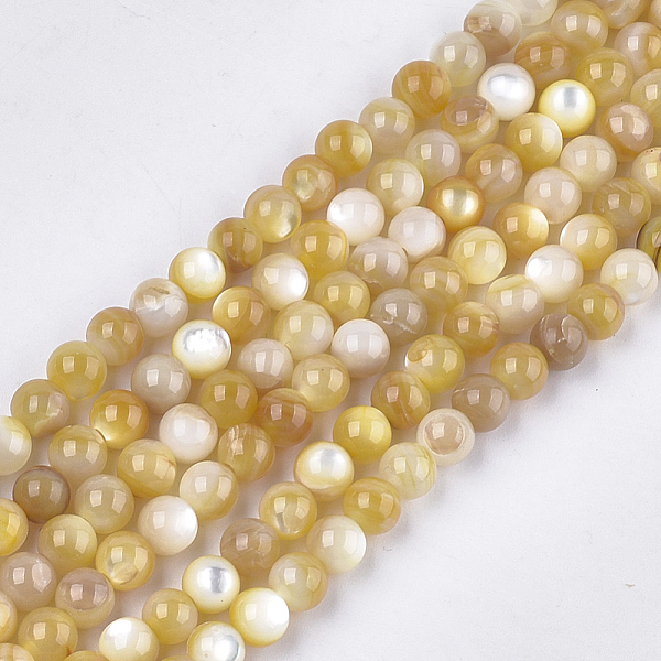PandaHall Yellow Shell Beads Strands, Round, Gold, 5mm, Hole: 0.8mm, about 79pcs/strand, 15.1 inch Yellow Shell Round Gold
PandaHall Yellow Shell Beads Strands, Round, Gold, 5mm, Hole: 0.8mm, about 79pcs/strand, 15.1 inch Yellow Shell Round Gold