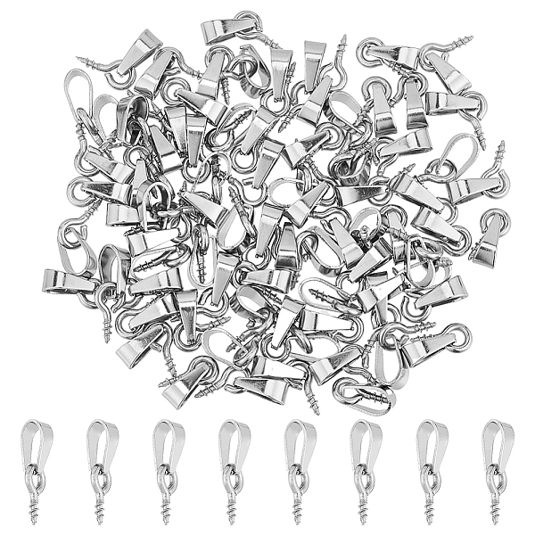 PandaHall DICOSMETIC 70Pcs Screw Eye Pins Peg Bails Stainless Steel Eye Pins Hooks with Pinch Bails Small Eyelet Screws Pendants Connector...
PandaHall DICOSMETIC 70Pcs Screw Eye Pins Peg Bails Stainless Steel Eye Pins Hooks with Pinch Bails Small Eyelet Screws Pendants Connector...