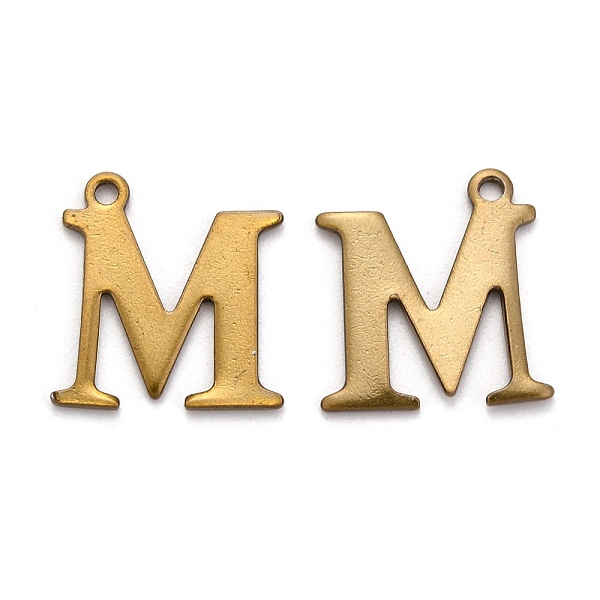 PandaHall 304 Stainless Steel Alphabet Charms, Rainbow, Antique Bronze, Letter.M, 12x11.5x1mm, Hole: 1mm 304 Stainless Steel Letter M
PandaHall 304 Stainless Steel Alphabet Charms, Rainbow, Antique Bronze, Letter.M, 12x11.5x1mm, Hole: 1mm 304 Stainless Steel Letter M
