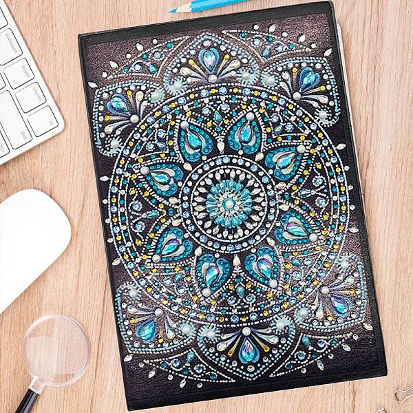 PandaHall DIY Notebook Diamond Painting Kits, Including A5 Notebook, Resin Rhinestones, Diamond Sticky Pen, Tray Plate and Glue Clay, Flower...
PandaHall DIY Notebook Diamond Painting Kits, Including A5 Notebook, Resin Rhinestones, Diamond Sticky Pen, Tray Plate and Glue Clay, Flower...