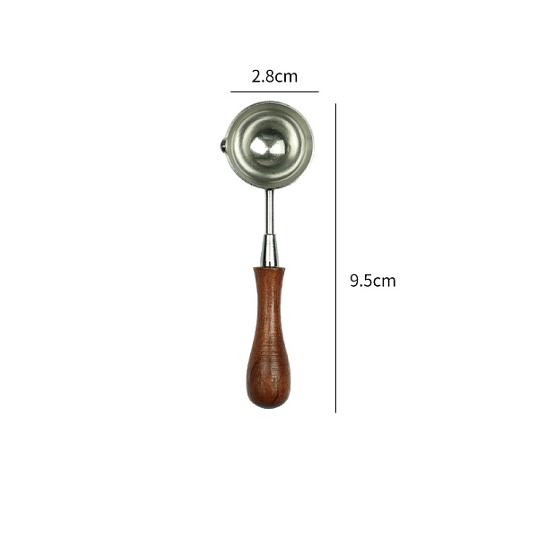PandaHall Stainless Steel Wax Sealing Stamp Melting Spoon, with Wooden Handle, for Wax Seal Stamp Melting Spoon Wedding Invitations Making...
PandaHall Stainless Steel Wax Sealing Stamp Melting Spoon, with Wooden Handle, for Wax Seal Stamp Melting Spoon Wedding Invitations Making...