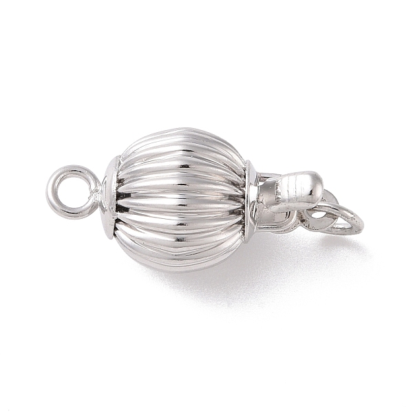 PandaHall Brass Box Clasps, Corrugated Ball, Lantern, Platinum, 16x8mm, Hole: 1.6mm Brass Lantern
PandaHall Brass Box Clasps, Corrugated Ball, Lantern, Platinum, 16x8mm, Hole: 1.6mm Brass Lantern