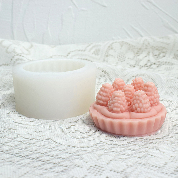PandaHall Strawberry Candle Silicone Molds, For Scented Candle Making, White, 10x5cm, Inner Diameter: 7.5cm Silicone Strawberry White
PandaHall Strawberry Candle Silicone Molds, For Scented Candle Making, White, 10x5cm, Inner Diameter: 7.5cm Silicone Strawberry White