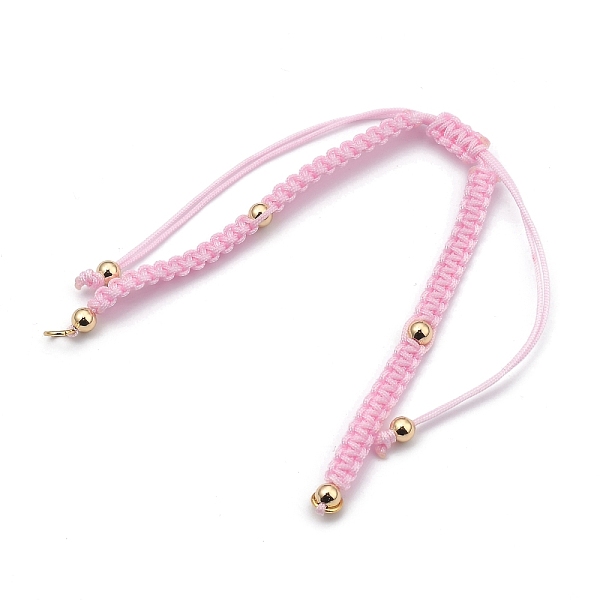 PandaHall Braided Nylon Bracelet Making, with 304 Stainless Steel Open Jump Rings and Round Brass Beads, Golden, Pink, Single Chain Length...
PandaHall Braided Nylon Bracelet Making, with 304 Stainless Steel Open Jump Rings and Round Brass Beads, Golden, Pink, Single Chain Length...