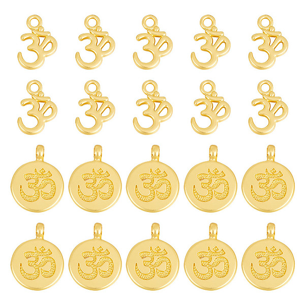 PandaHall GOMAKERER 20Pcs 2 Styles Alloy Pendants, Golden, 15.5~19x10.5~14.5x2mm, Hole: 1.6~2mm, 10pcs/style Alloy Mixed Shapes
PandaHall GOMAKERER 20Pcs 2 Styles Alloy Pendants, Golden, 15.5~19x10.5~14.5x2mm, Hole: 1.6~2mm, 10pcs/style Alloy Mixed Shapes